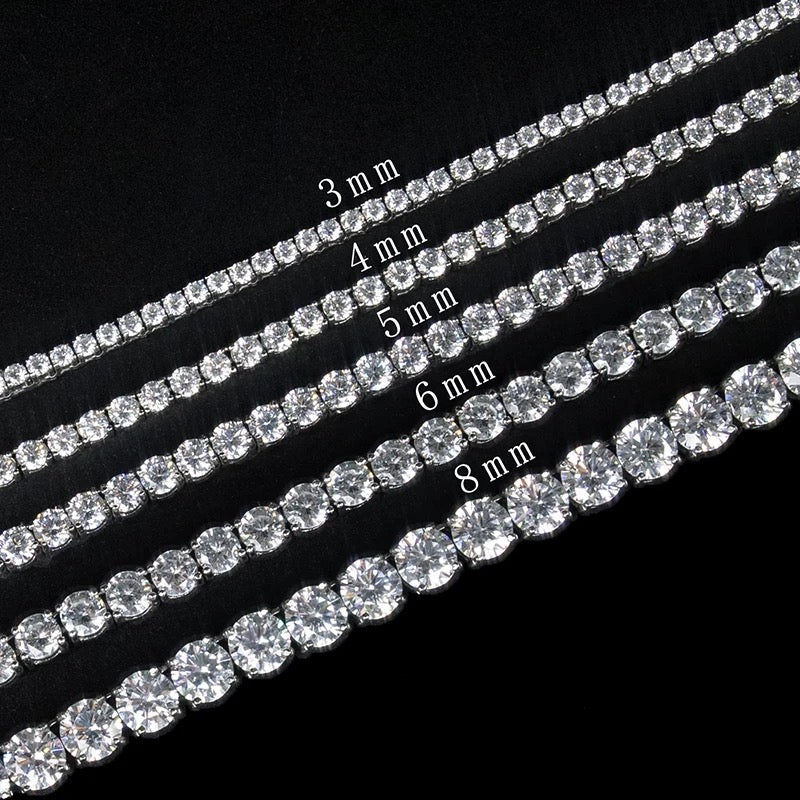 4MM 925S & VVS MOISSANITE TENNIS BRACELET