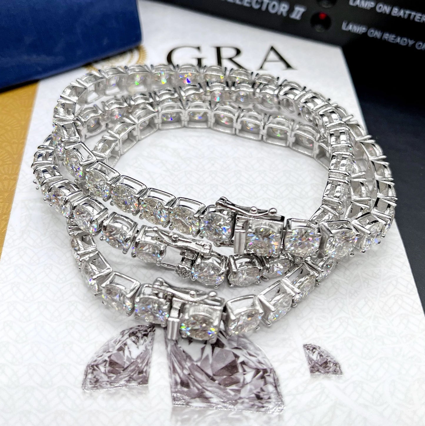 5MM 925S & VVS MOISSANITE TENNIS BRACELET